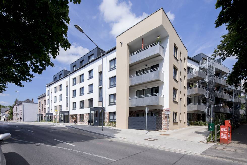 Neubau von 58 sozial geförderten Wohnungen plus Tiefgarage in Hilden